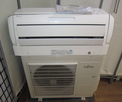 RS023 FUJITSU 富士通 AS-X80F2-W [nocria X DUAL BLASTER 人感センサー お掃除エアコン 26畳] 2016年製