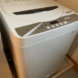 値下げ可　2017年製　SHARP 洗濯機　4.5kg