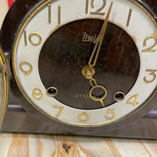 meiji ゼンマイ式置き時計