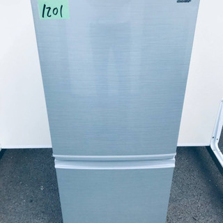 ③✨2018年製✨1201番シャープ✨ノンフロン冷凍冷蔵庫✨SJ-D14D-S