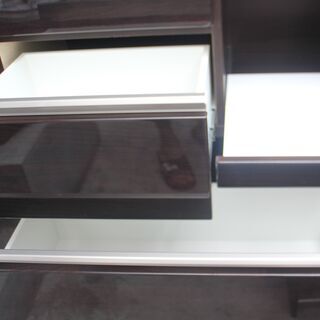 NITORI 高級感 ブラウンキッチンボード、食器棚、幅140cm Used・美品