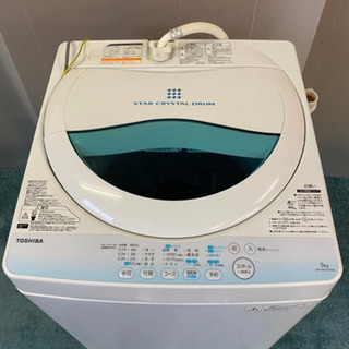 【ネット決済】東芝　全自動洗濯機　5kg AW-BK5GM-W