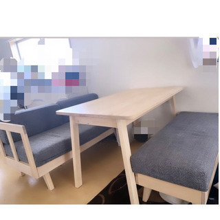 Ikea ソファダイニングセット バラ売り可能 高松の家具の中古あげます 譲ります ジモティーで不用品の処分