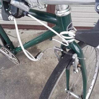 クロスバイク WEEKEND BIKES 7段変速 グリーン 配送無料