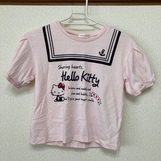 【子供服・ハローキティ】（株）サンリオ・半袖シャツ・130cm