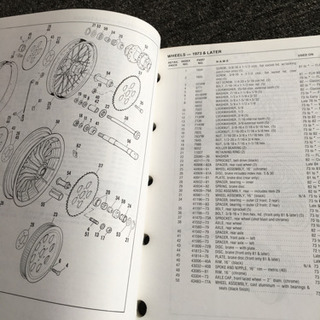 ☆ハーレー純正ＦＬ用パーツカタログ(41〜84年式)