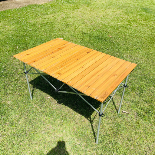 売り切れましたコールマン　ナチュラルウッドロールテーブル110 木製テーブル