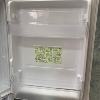 137L ガラスドア 2ドア冷蔵庫 シャープ SJ-G14E4-W つけかえ どっちも