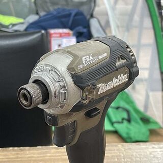 (Y)北大前! 札幌 引取 makita/マキタ 充電式インパクトドライバ TD171DGX(AB) オーセンティックブラウン 18V 6.0Ah バッテリ BL1860B×2/充電器 工具 DIY