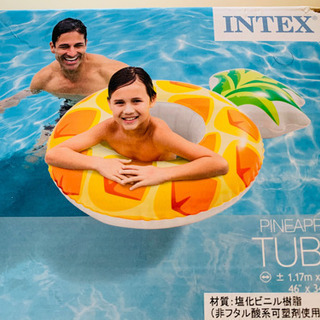 浮き輪　INTEX パイナップル
