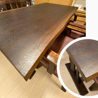 ✨インテリアハウス✨展示中❣️木目が美しい〜ダイニングテーブルセット🚚無料配送