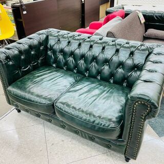 🤎展示品！！VINCENT(ヴィンセント)  チェスターフィールド2Pソファ 定価￥59900 🤎