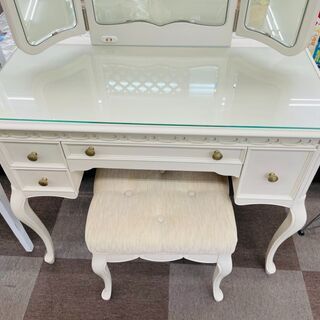 🔶東海家具 ドレッサー フルールFleur アンティーク調 　定価￥146.300🔶
