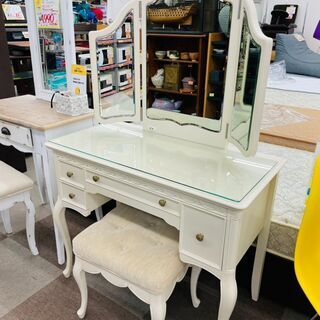 🔶東海家具 ドレッサー フルールFleur アンティーク調 　定価￥146.300🔶