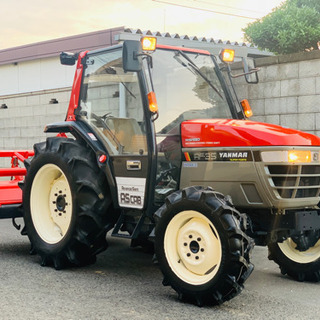 ヤンマーAF35 ハイスピード マークⅢ 中古トラクター 35馬力 ４WD 906時間 ロータリ(RSC1804) エアコンキャビン パワステ パワシフト