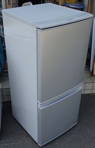 札幌 シャープ 140L 冷蔵庫 SJ-D14B-S 2016年製 中古