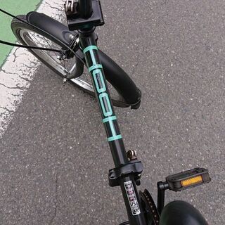 20型 折りたたみ自転車 黒 HOOH 206 V075