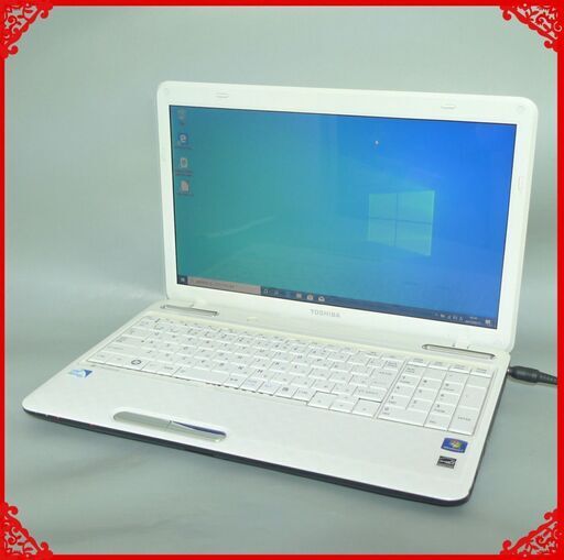 在庫処分 送料無料  1台限定 新品SSD搭載 ノートパソコン 中古動作良品 15.6型 東芝 T351/34CWS Pentium 4GB Blu-ray 無線 Windows10 Office 即使用可能