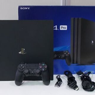 PS4 PRO 本体 CUH-7100B B01 1TB JET BLACK 黒 動作OK 外箱付き ...