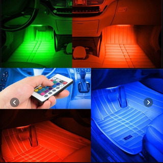 【新品未使用】LEDフットライト【RGB】 - 車のパーツ