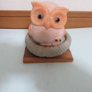 信楽焼 屋内灯 許される ふくろう灯り 高さ40cm