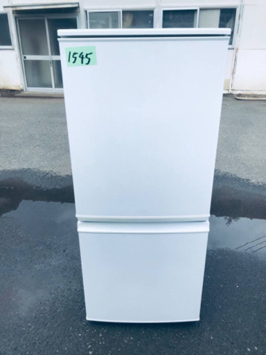 1545番 シャープ✨ノンフロン冷凍冷蔵庫✨SJ-D14A-W‼️