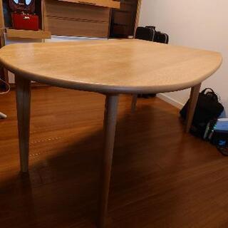 【値下げ中】総無垢 オーク材 ダイニングテーブル 20万 150cm