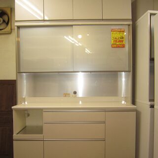 R059 Pamounaパモウナ高級IDC大塚SUPERIORスーペリアハイクラス壁面キッチンボード ソフトクローズ仕様 キッチン収納棚 日本製 幅160cm 美品