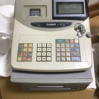 カシオレジスター　TE-120　フル設定込み　送料無料　人気機種　681061 カシオレジスターTE-120フル設定無料人気機種丈夫機種