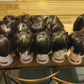 【6月19日、20日限定】美容師用ウィッグ１６台