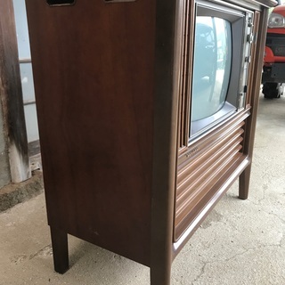 昭和レトロ】 稼働ブラウン管パナソニック 家具調テレビ TH-7700