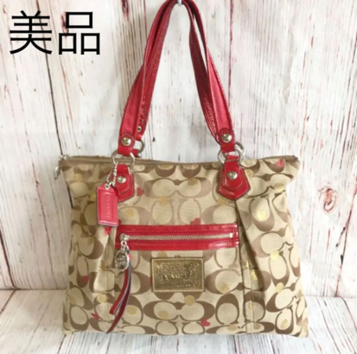 210614-15 COACH コーチ ポピー　トートバッグ　2-25