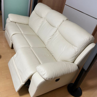 電動　リクライニングソファ　3人　大家家具