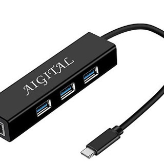 F104 USB C ハブ,LANバブ,有線LAN変換アダプター...