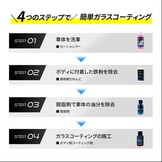 超撥水！お手軽ガラスコーティング剤！
