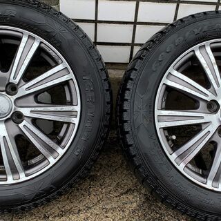 中古　スタッドレスタイヤ＋ホイール　155/65R14 