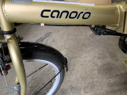 CANORO 折りたたみ自転車　ゴールド CANORO 折りたたみ自転車 ゴールド