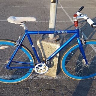 CREATE bikes クリエイト　 ピストバイク　色々な部品付けます　　直接引渡しのみ