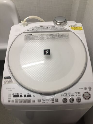 中古洗濯機（シャープ　ES-TX800）