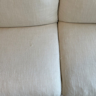 ② L字ソファー　カウチソファー　IDC  アイボリー