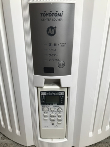 窓用エアコン トヨトミ 2018年製 ルームエアコン