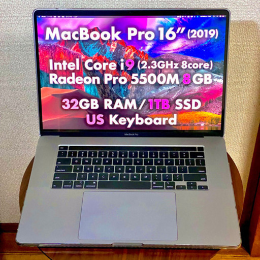 MacBook Pro インチ i9 GB 1TB USキー