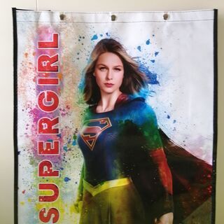未使用　「SUPER  GIRL」スーパーガールのデカいバッグ