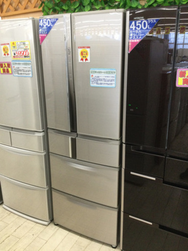 1/22  定価¥119,800  MITSUBISHI  465L冷蔵庫  2015年  MR-R47Y  自動製氷機 脱臭機能付き