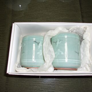韓国土産夫婦茶器