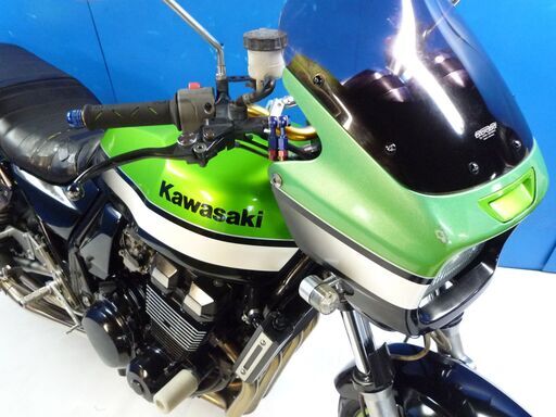 KAWASAKI ZRX400 緑 車検残R3/9月 名変で乗れます 格安配送キャンペーン