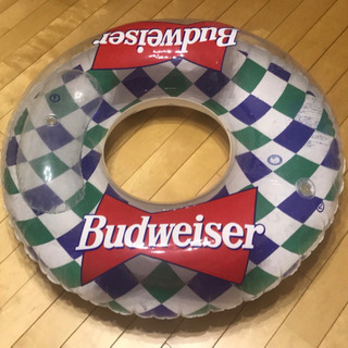[値下げしました] 浮き輪[Budweiser]サイズ90センチ