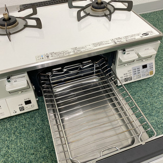 ご来店限定】＊リンナイ 都市ガスコンロ ラクシエ 2017年製＊0619-1