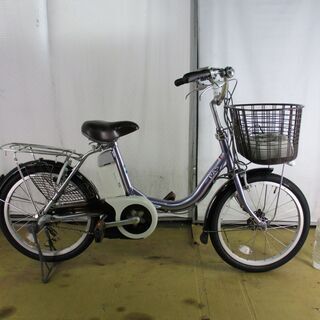 ☆中古電動自転車 YAMAHA PAS パープル☆B341 4.0Ah【20インチ】