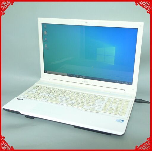 1台限定 新品SSD搭載 ノートパソコン 中古良品 15.6型 富士通 AH42/K Pentium 4GB DVDRW 無線LAN Bluetooth Windows10 LibreOffice済